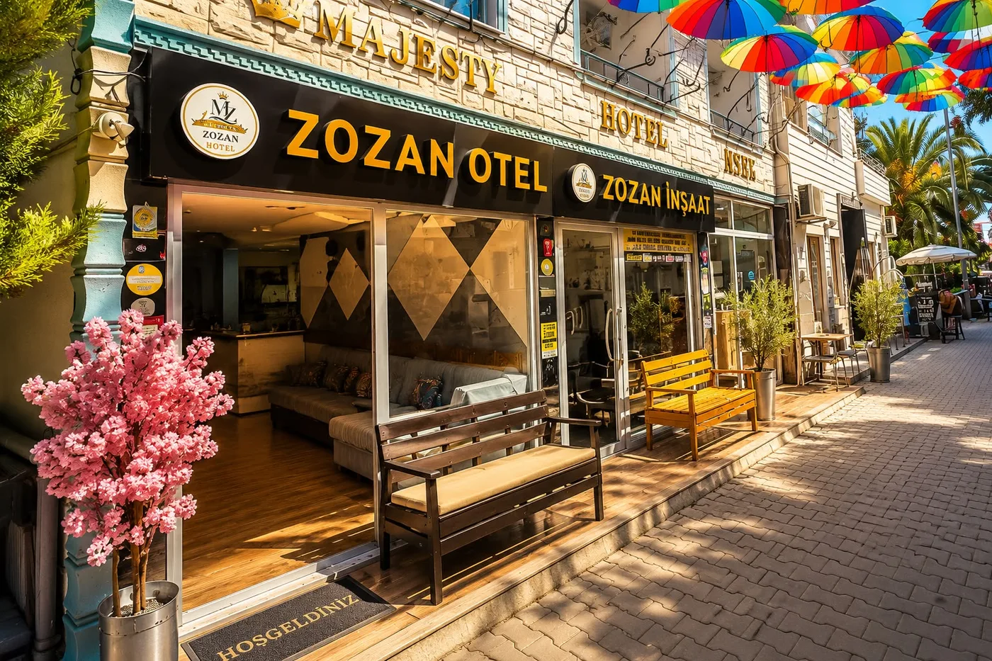 Zozan Otel giriş ve dış cephe